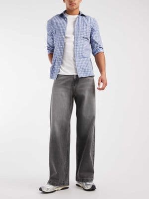 Hollister super baggy 5 pocket jeans