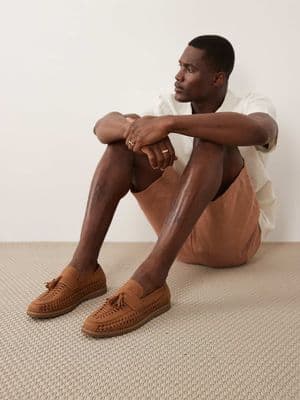 schuh Robbie woven loafers