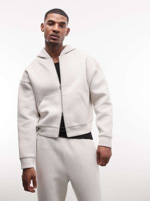Weekday oversized zip up hoodie