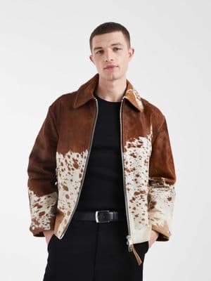 AllSaints Garrison zip up leather jacket