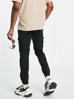 Jack & Jones Intelligence cuffed cargo pants