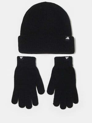 adidas Training glove and beanie gift set