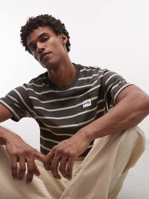 Stan Ray striped short sleeve pocket t-shirt
