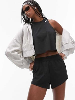 Nike Running AeroSwift 3 inch pleated shorts