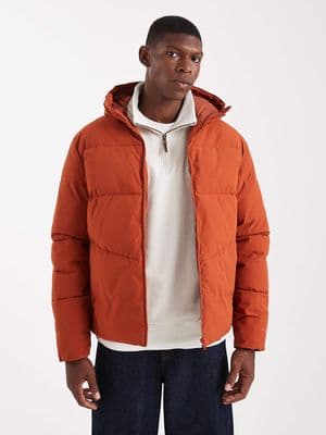 Jack & Jones hooded puffer jacket