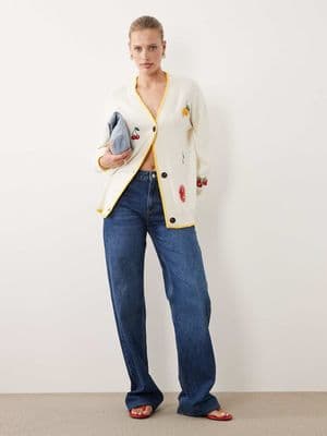 Never Fully Dressed knit fruit cardigan