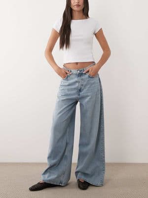 ARKET Cedar high rise wide leg jeans