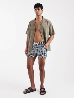 Aray geo print swim shorts