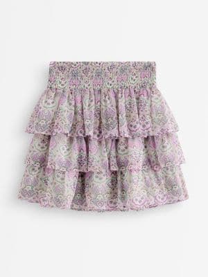 Skirt in chiffon