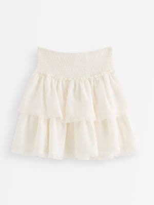 Skirt with flounces
