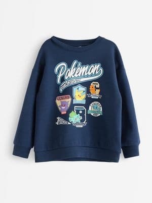 Pokémon sweatshirt with brushed inside