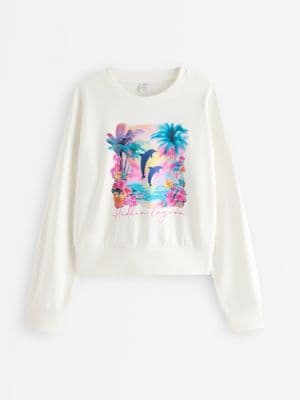 Cropped sweatshirt