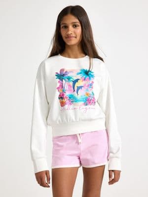 Cropped sweatshirt