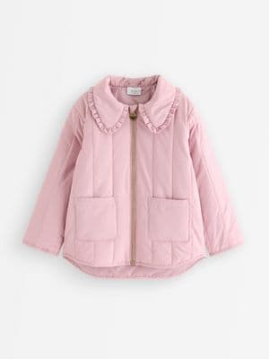Water repellent jacket with collar