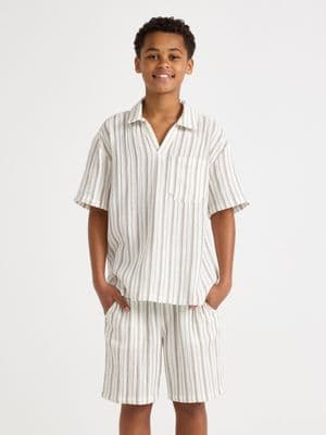 Shirt in cotton gauze
