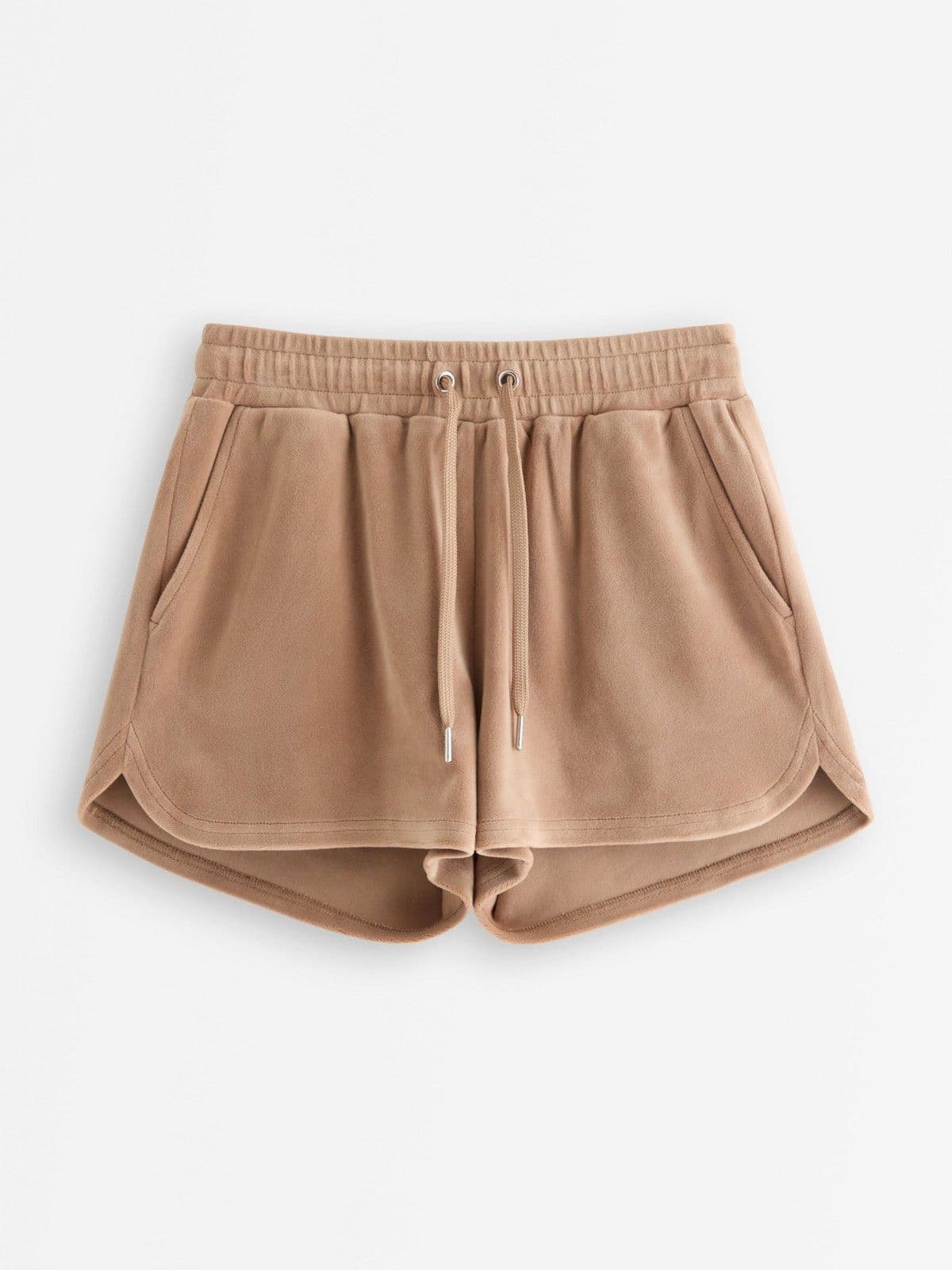 Shorts in velour Beige 1
