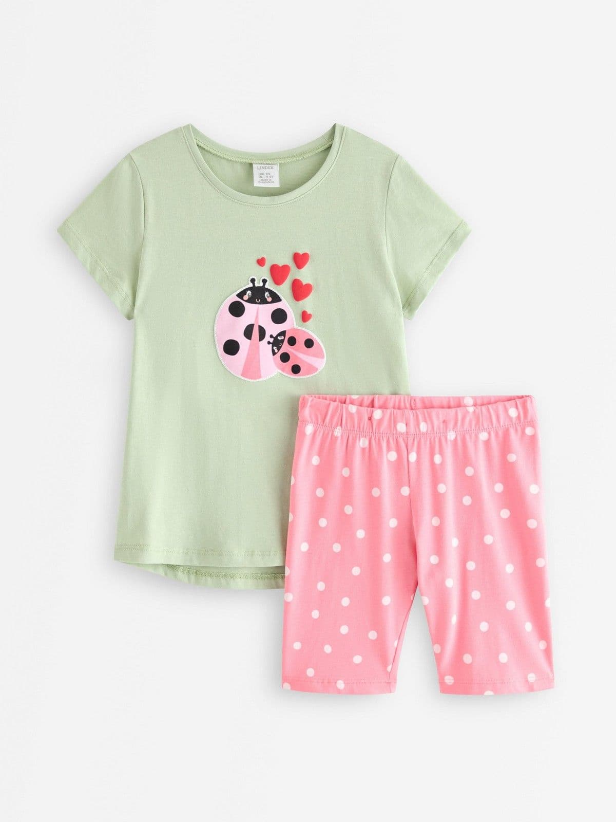 Set - top and cycling shorts Light Dusty Green 1