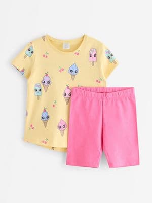 Set - top and cycling shorts
