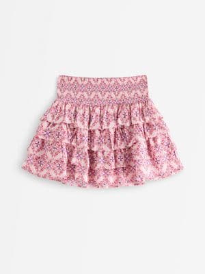 Frill skirt with shorts