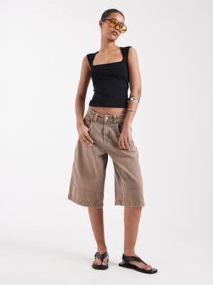 JJXX square neck top