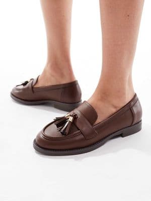 London Rebel Amelia tassel penny loafers