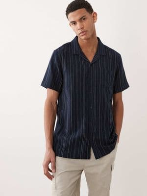 Brave Soul textured short sleeve shirt