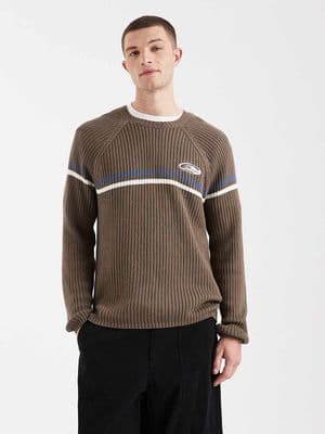 Hollister retro knit crew neck sweater