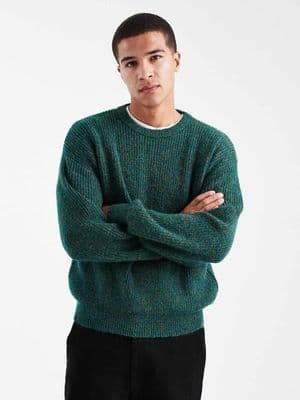 Cotton On box fit fuzzy crew knit