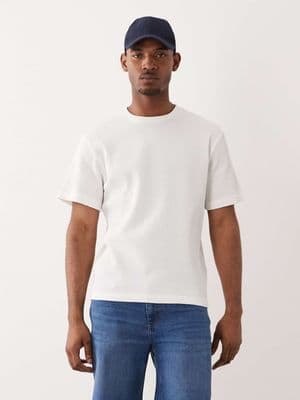 ONLY & SONS relaxed fit waffle knit t-shirt