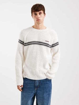 Hollister retro knit crew neck sweater