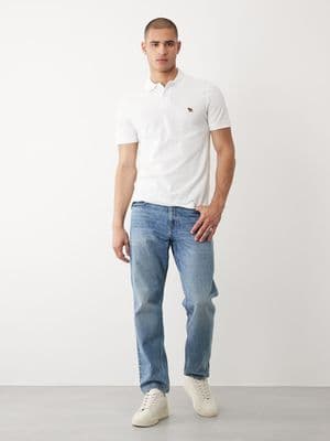 Abercrombie & Fitch icon logo short sleeve polo shirt