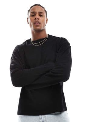 Weekday boxy oversized fit long sleeve T-shirt