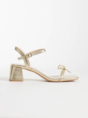 Glamorous low block heeled sandals