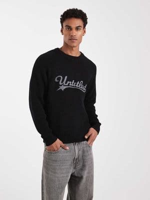 Cotton On box fit crew knit sweater