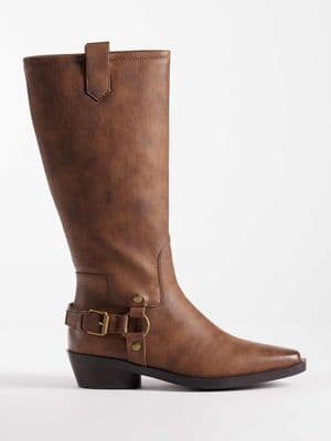 Glamorous Wide Fit western knee boots