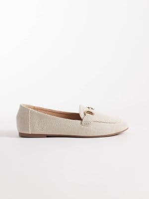 London Rebel Nori buckle detail loafers