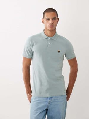Abercrombie & Fitch icon logo short sleeve polo shirt
