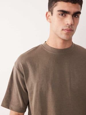 Selected heavyweight oversized T-shirt