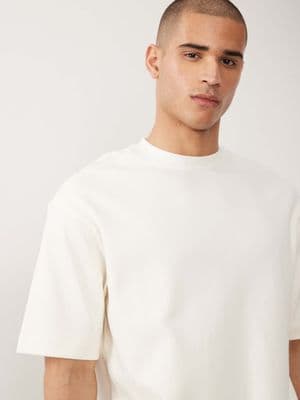 Selected heavyweight 300gsm oversized T-shirt