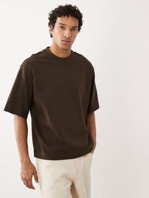 Selected heavyweight 220gsm oversized T-shirt