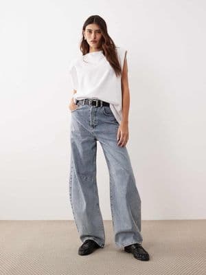 ARRANGE Sydney denim barrel leg jean