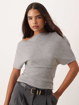 Gina Tricot soft asymmetric top