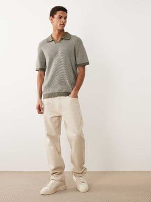 Jack & Jones Premium split neck knit top