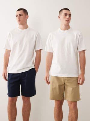 Jack & Jones 2-pack drawstring chino shorts