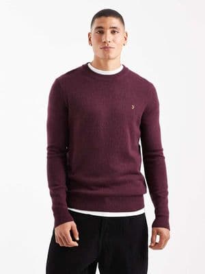 Farah Maidstone lambswool sweater