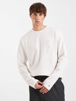 Tommy Jeans stacked logo long sleeve t-shirt