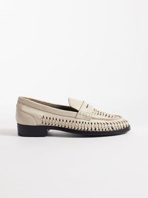 Bronx Zur-ii woven detail loafers