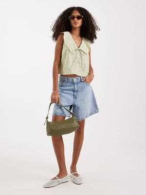 Free People waiting for me crop top