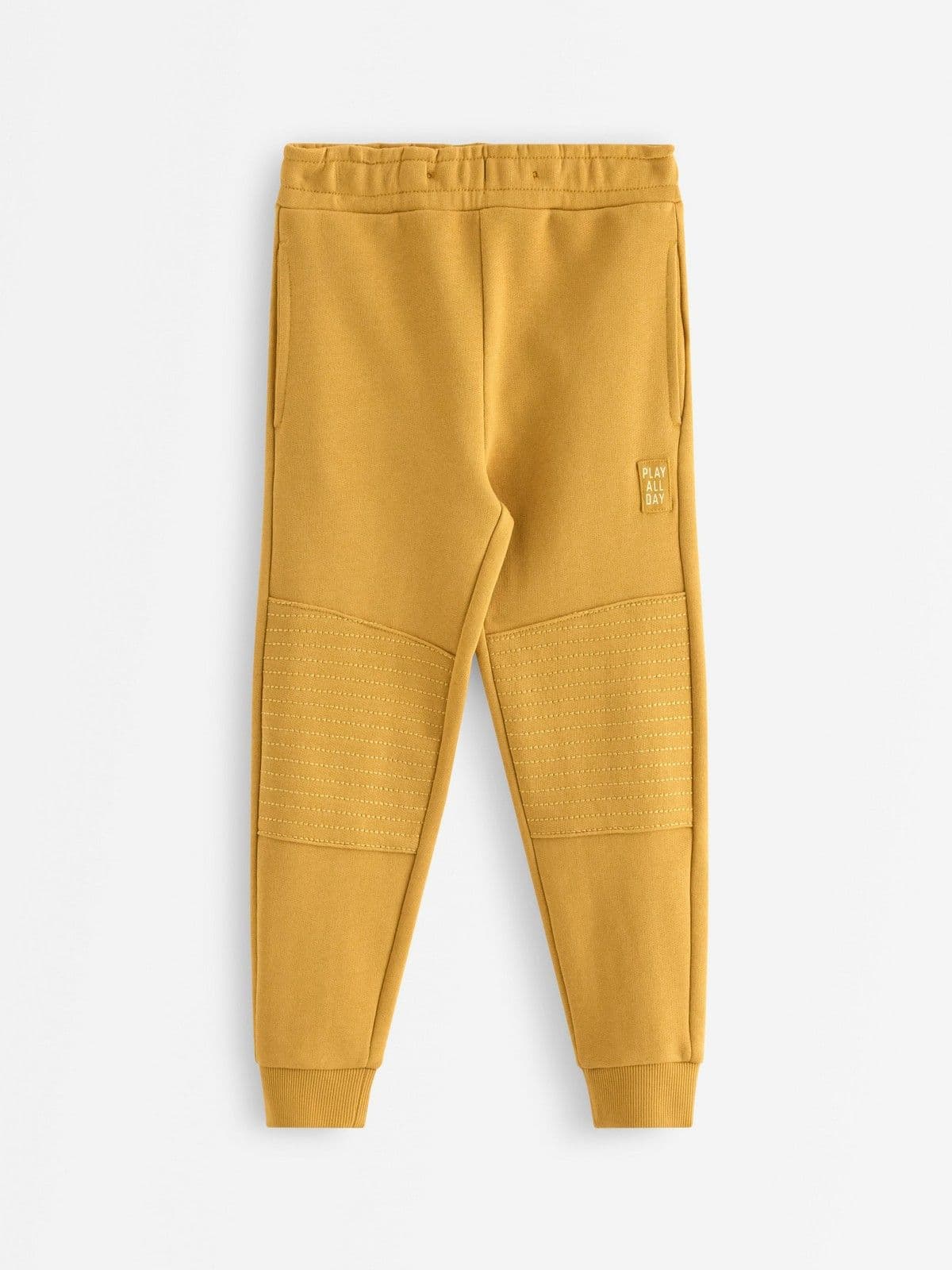 Joggers with reinforced knees Dusty Yellow 1