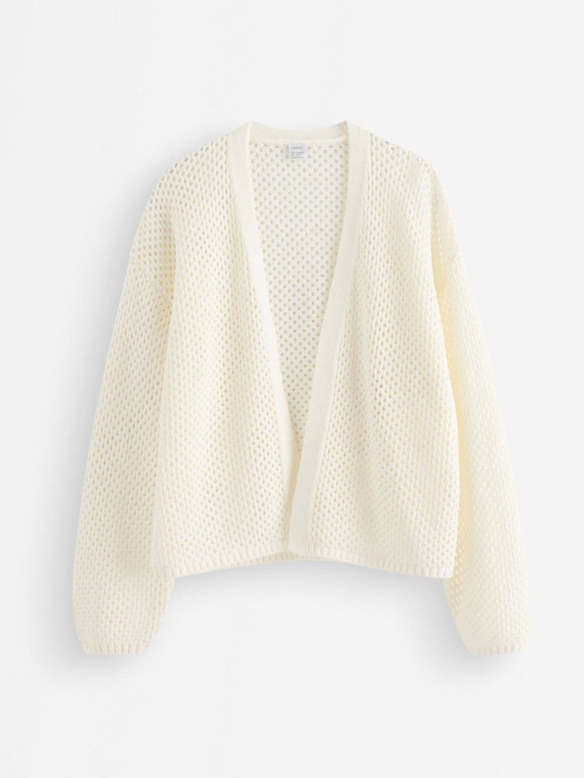 Hole-knit cardigan Off White 1